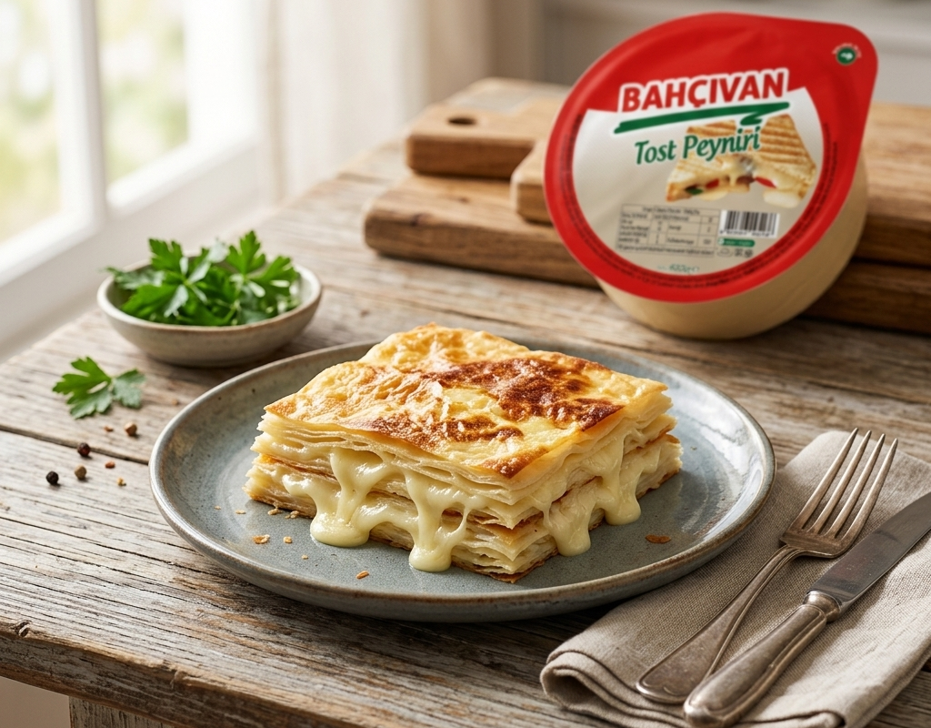 Tam Yağlı Tost Peynirli Yufka Böreği Tarifi