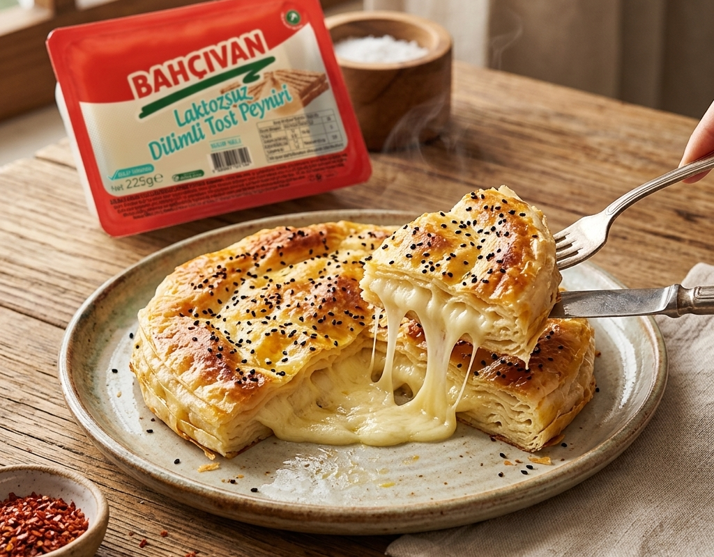 Laktozsuz Dilimli Tost Peynirli Börek Tarifi