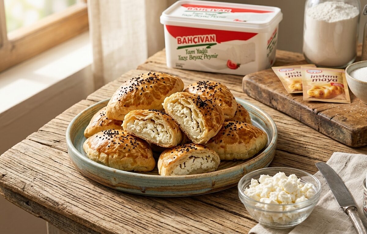 Tam Yağlı Taze Beyaz Peynirli Çörek