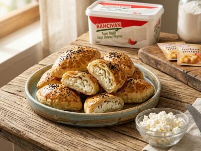 Tam Yağlı Taze Beyaz Peynirli Çörek