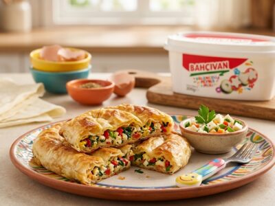 Eğlenceli Peynir Mixli Renkli Börek Tarifi