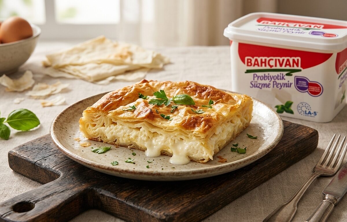 Probiyotik Süzme Peynirli Börek Tarifi