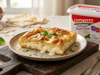 Probiyotik Süzme Peynirli Börek Tarifi