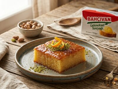 Geleneksel Tereyağlı Revani Tatlısı Tarifi