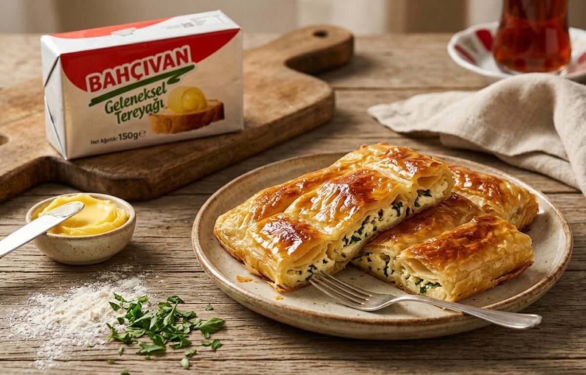 Geleneksel Tereyağlı Sade Rulo Börek Tarifi