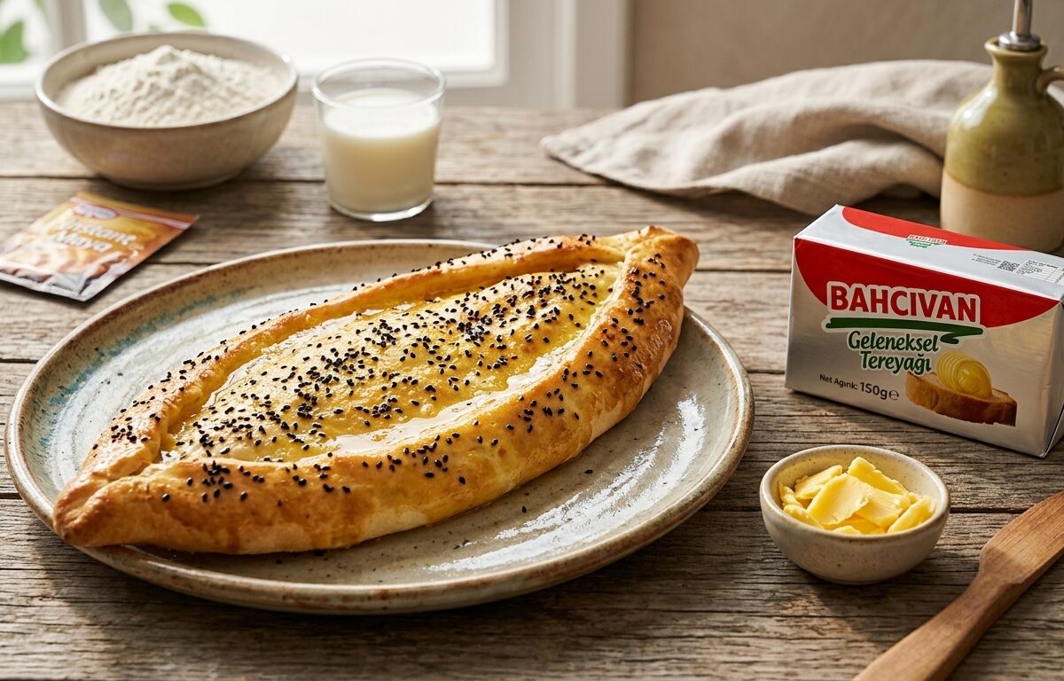 Geleneksel Tereyağlı Pide Tarifi