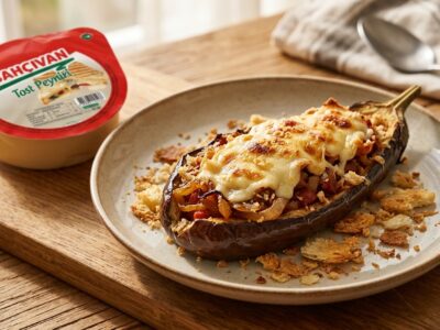 Tam Yağlı Tost Peynirli Karnıyarık Tarifi
