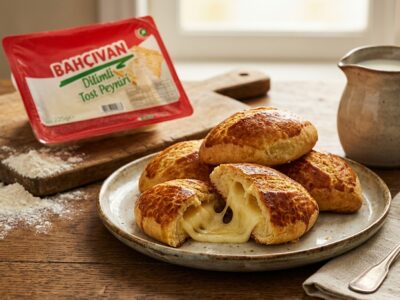 Dilimli Tost Peynirli Poğaça Tarifi