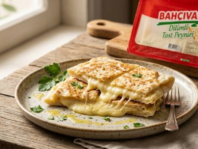 Dilimli Tost Peynirli Gözleme Tarifi