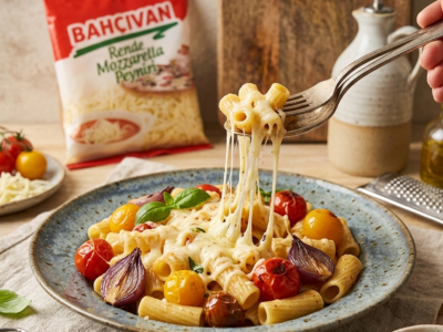Rende Mozzarella Peynirli Tek Tencerede Makarna Tarifi