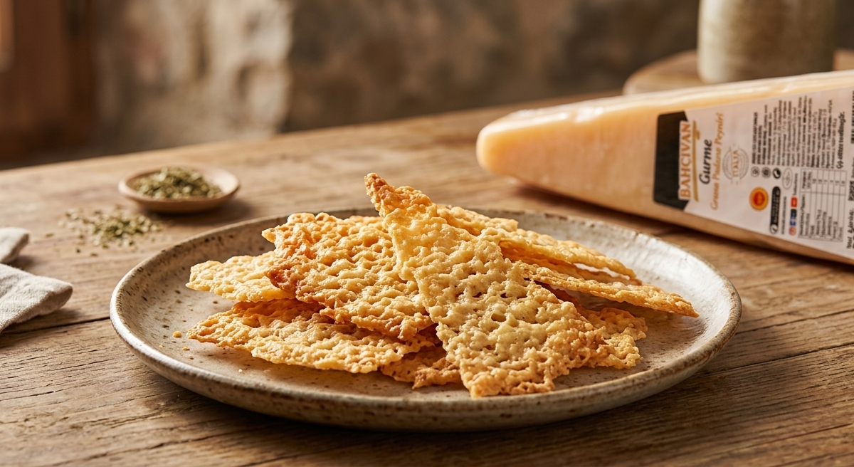 Grana Padano Peynirli Çıtır Peynir Cipsi Tarifi