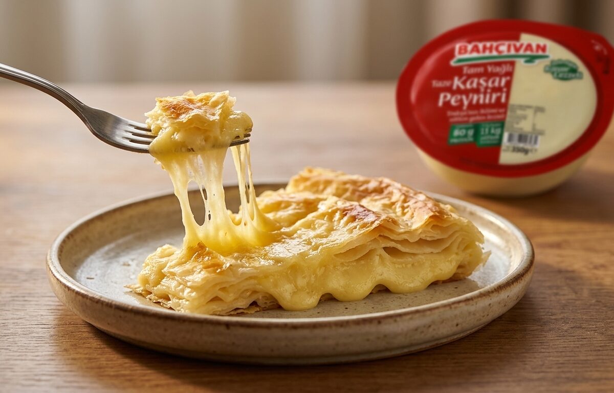 Tam Yağlı Taze Kaşar Peynirli Börek Tarifi