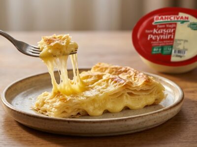 Tam Yağlı Taze Kaşar Peynirli Börek Tarifi