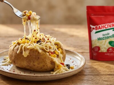 Rende Mozzarella Peynirli 3 Peynirli Kumpir Tarifi